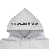 Zippered Hoodie Hood Detail